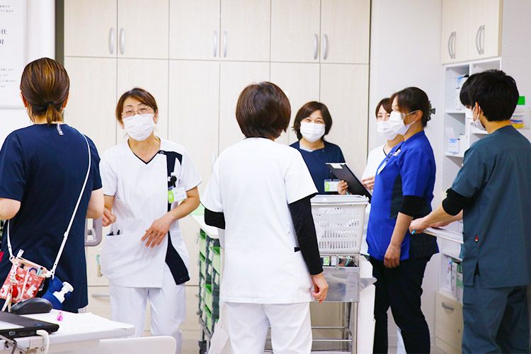 明るい看護部の職場環境