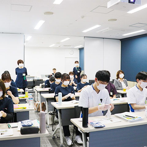 感染管理演習の様子